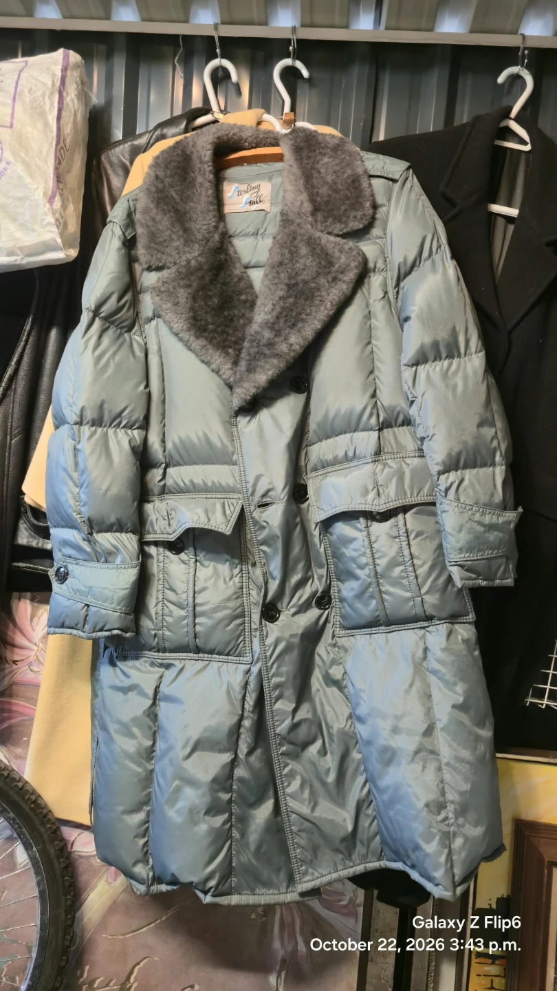 Sterling Stall Down Coat with Sheepskin Trim