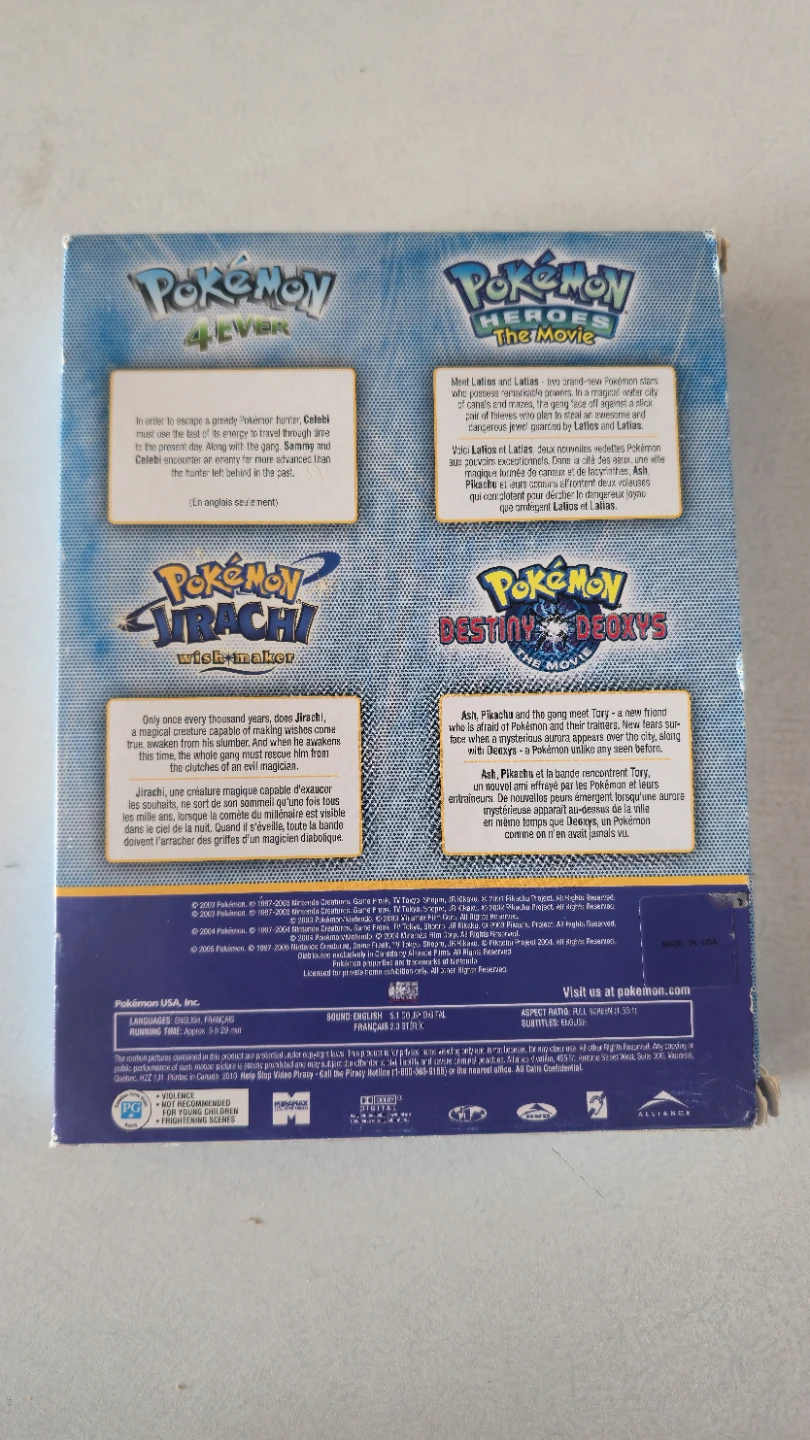 Pokemon Legends 4 DVD Movie Collection - photo 2