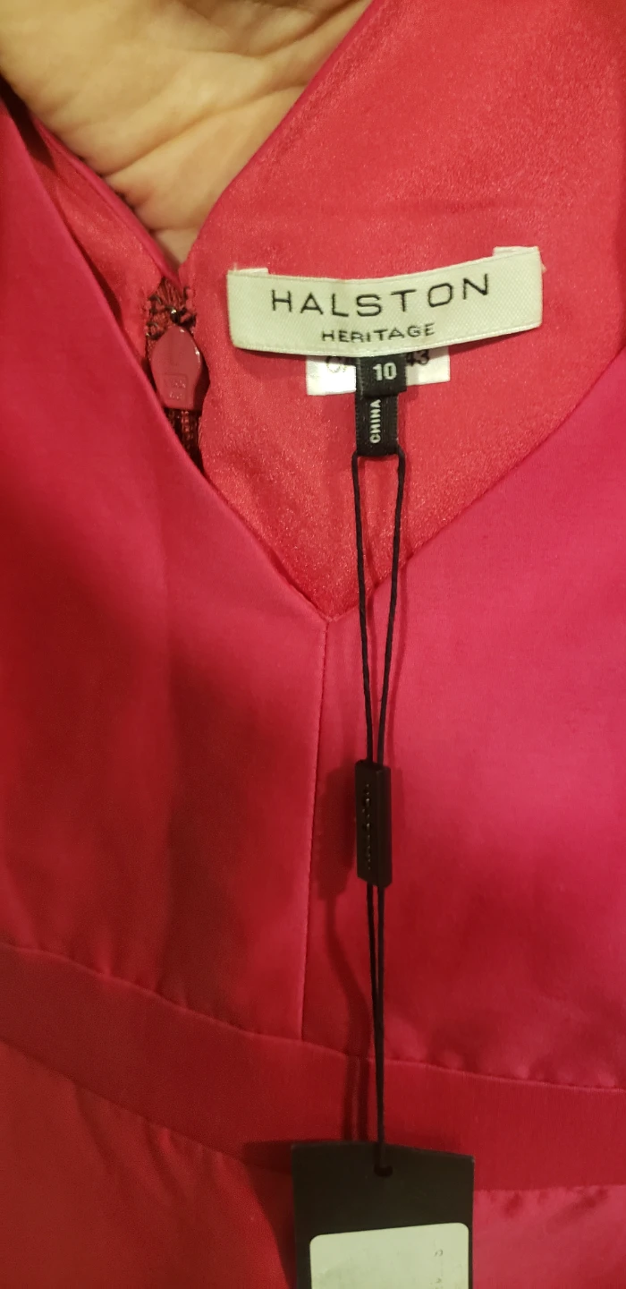 Halston Heritage hot Pink Dress Size 10 - photo 2