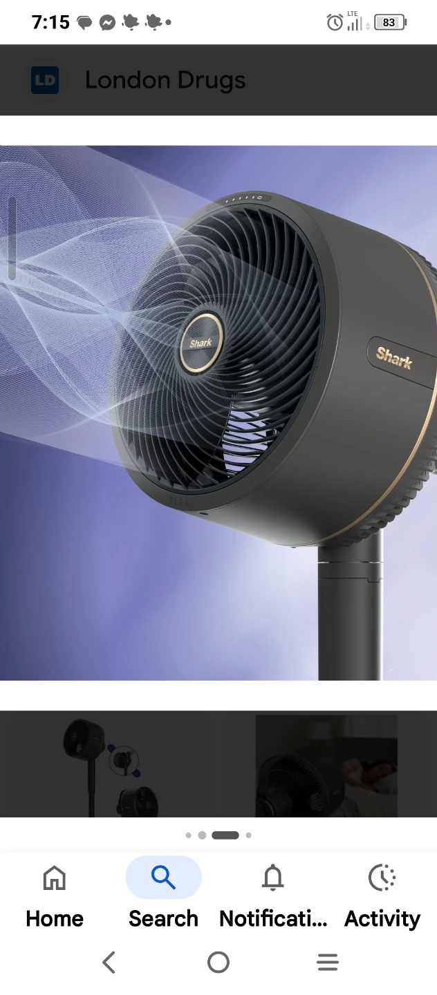 Shark FlexBreeze Indoor & Outdoor Fan - photo 3