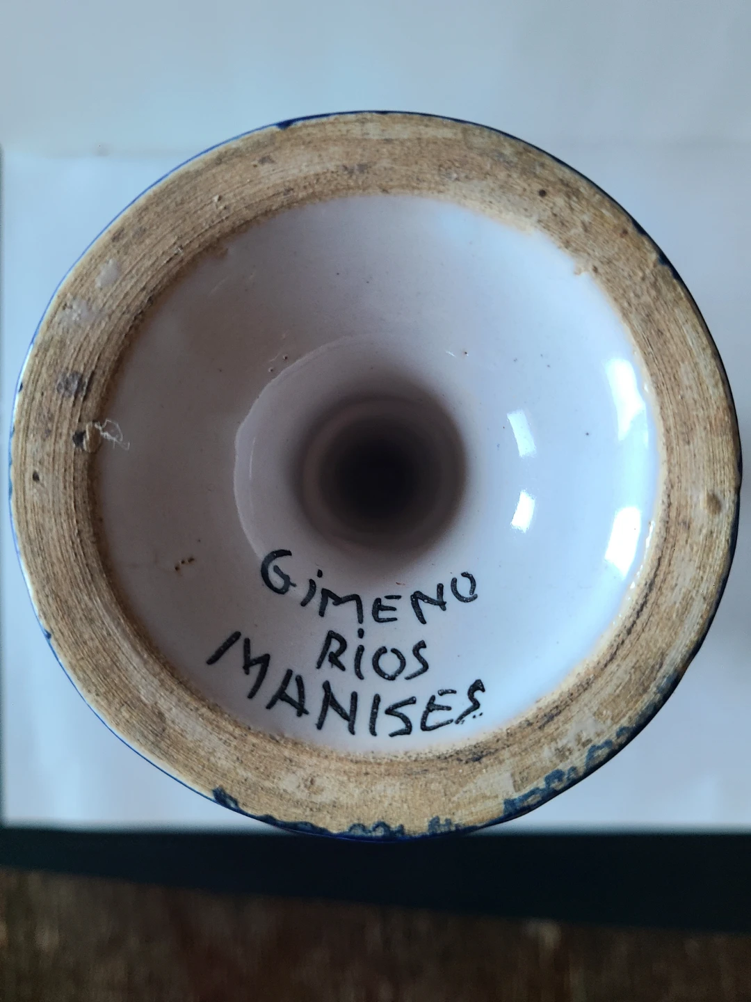 Gimeno Rios Manises Hand-Painted Ceramic Goblet - photo 2