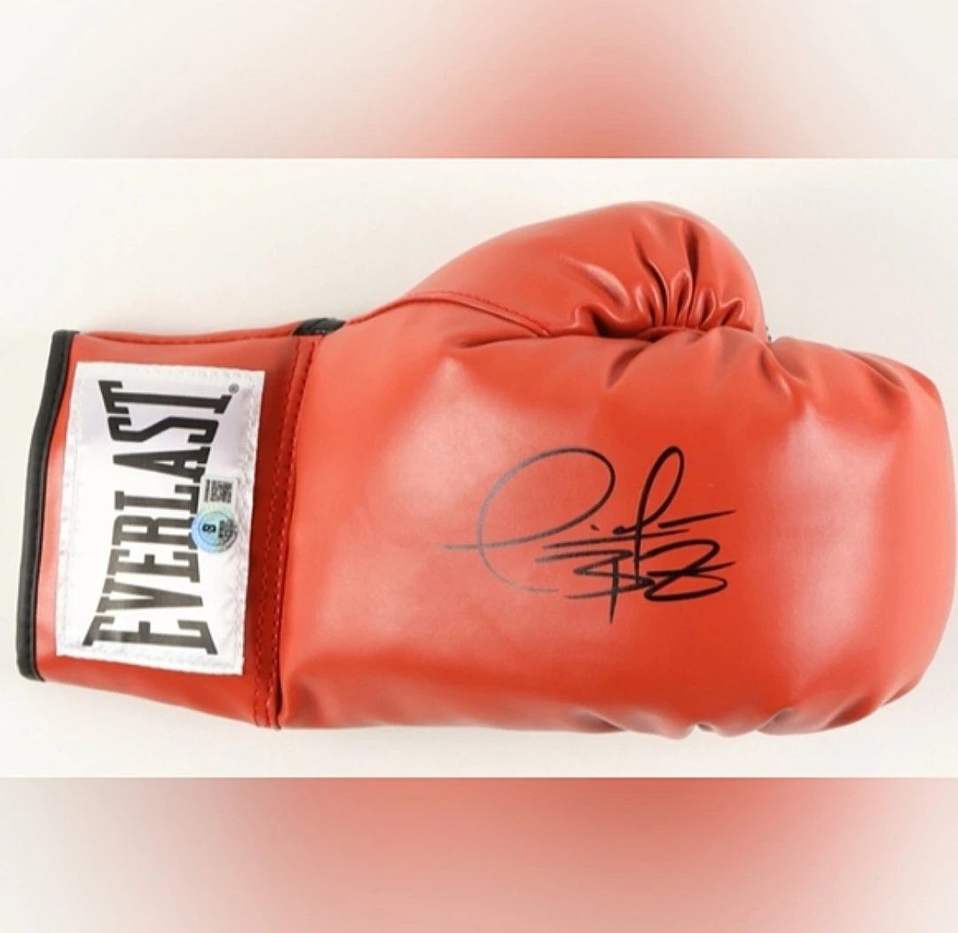 Everlast Deontay Wilder Autographed Red Boxing Glove