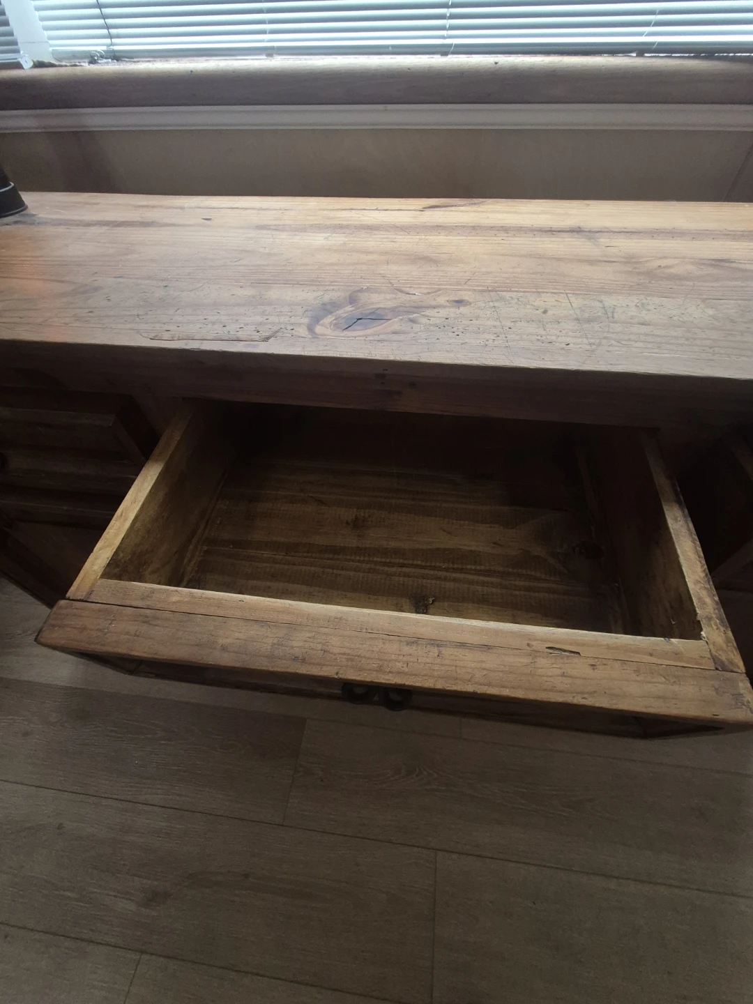 Solid Wood Rustic Sideboard Buffet - photo 2