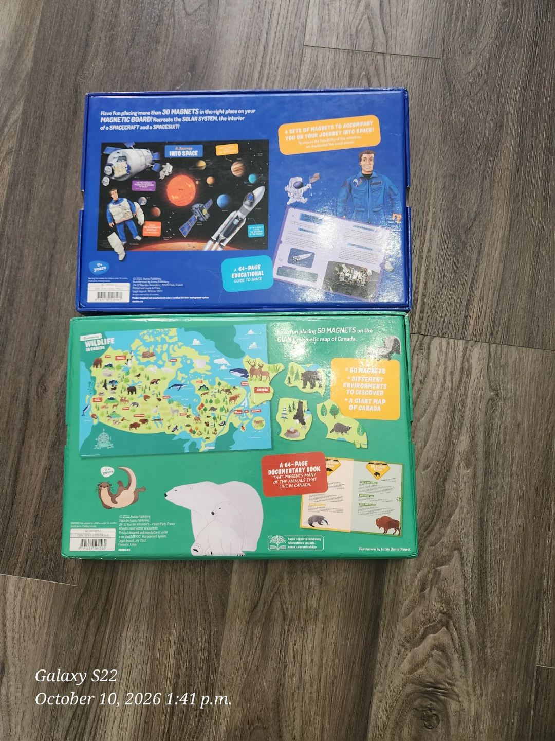 Auzou Educational Magnet Sets: Space and Canada - photo 2
