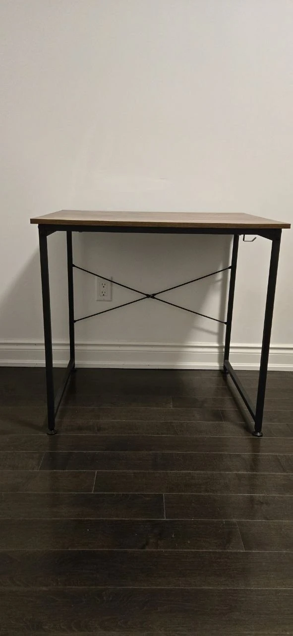 Rustic Wood Computer Desk - photo 2