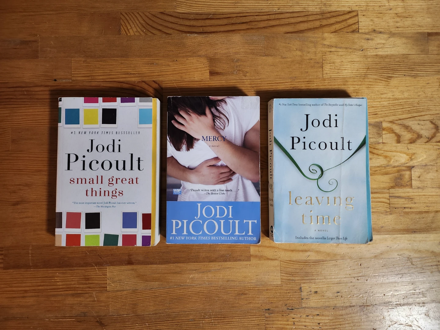 Jodi Picoult Small Great Things, Mercy, Leaving Time- (Lot of 3)
