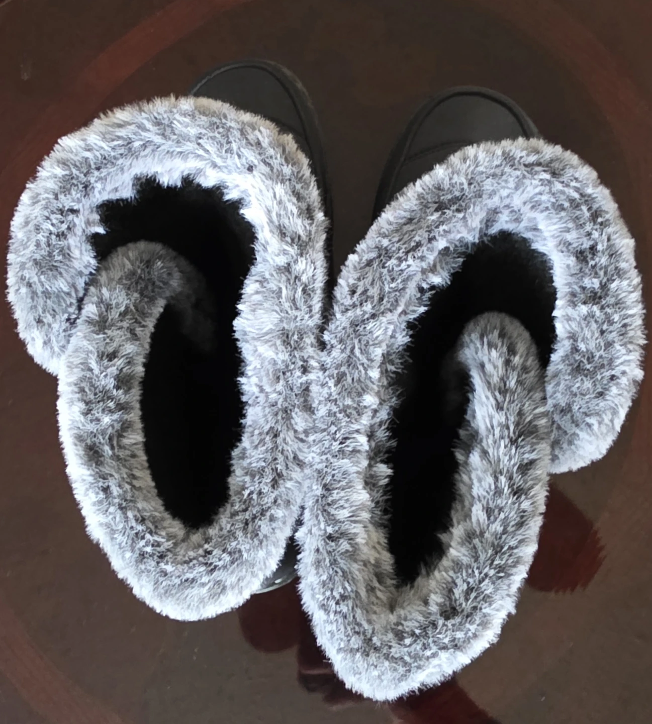 Brand new, Black Quilted Winter Boots with Faux Fur - photo 2
