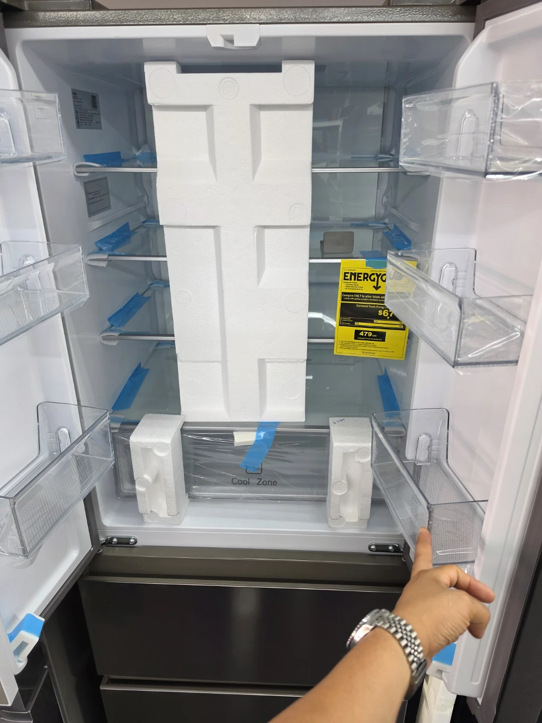 Haier 28in Stainless Steel French Door Refrigerator - photo 2