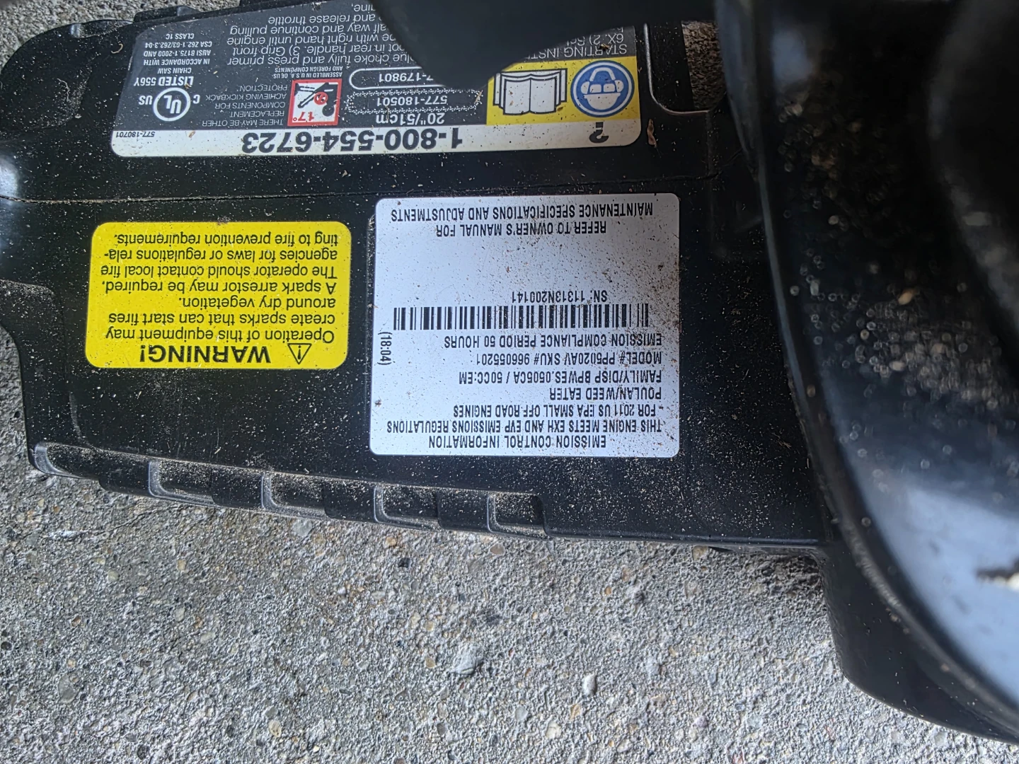 Poulan Pro 50cc Chainsaw - photo 2