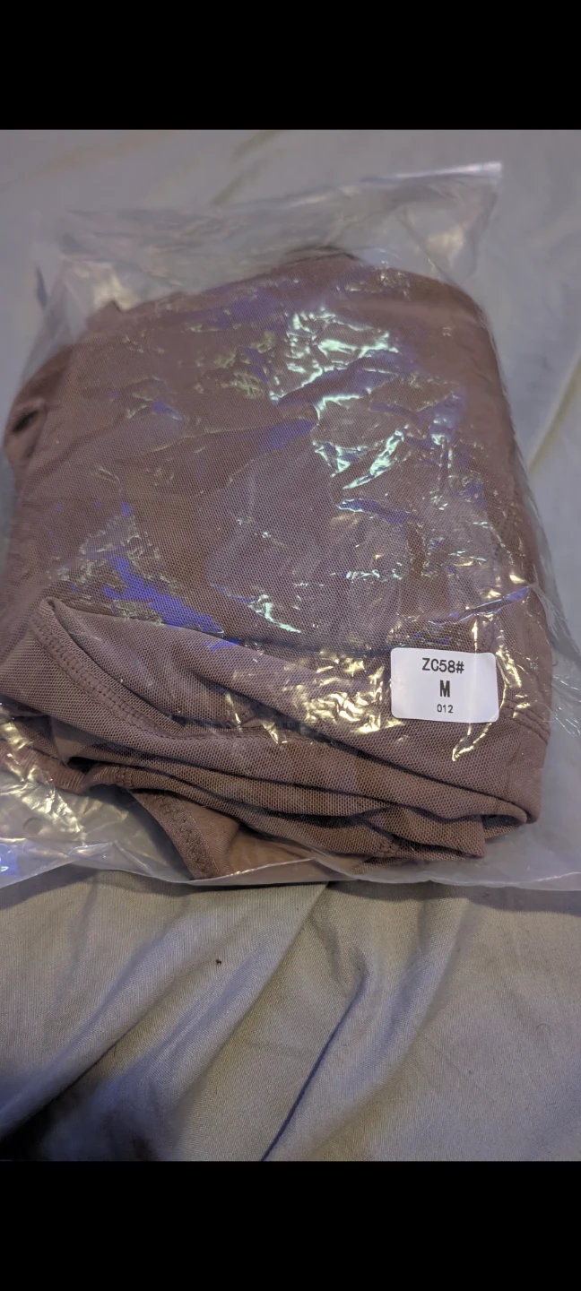 Mesh Bodysuit, Brown, Medium