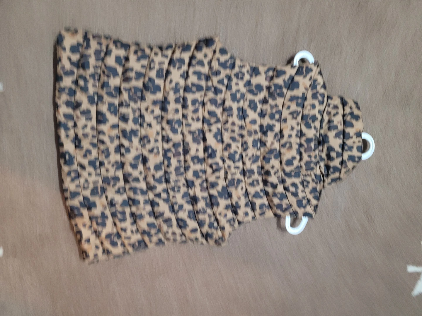 Gap Upcycled Leopard Print Puffer Vest - photo 2