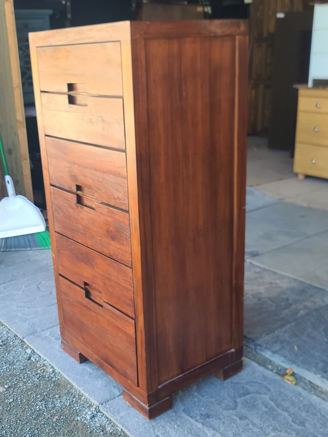 6-Drawer Wood Tallboy Chest - photo 3