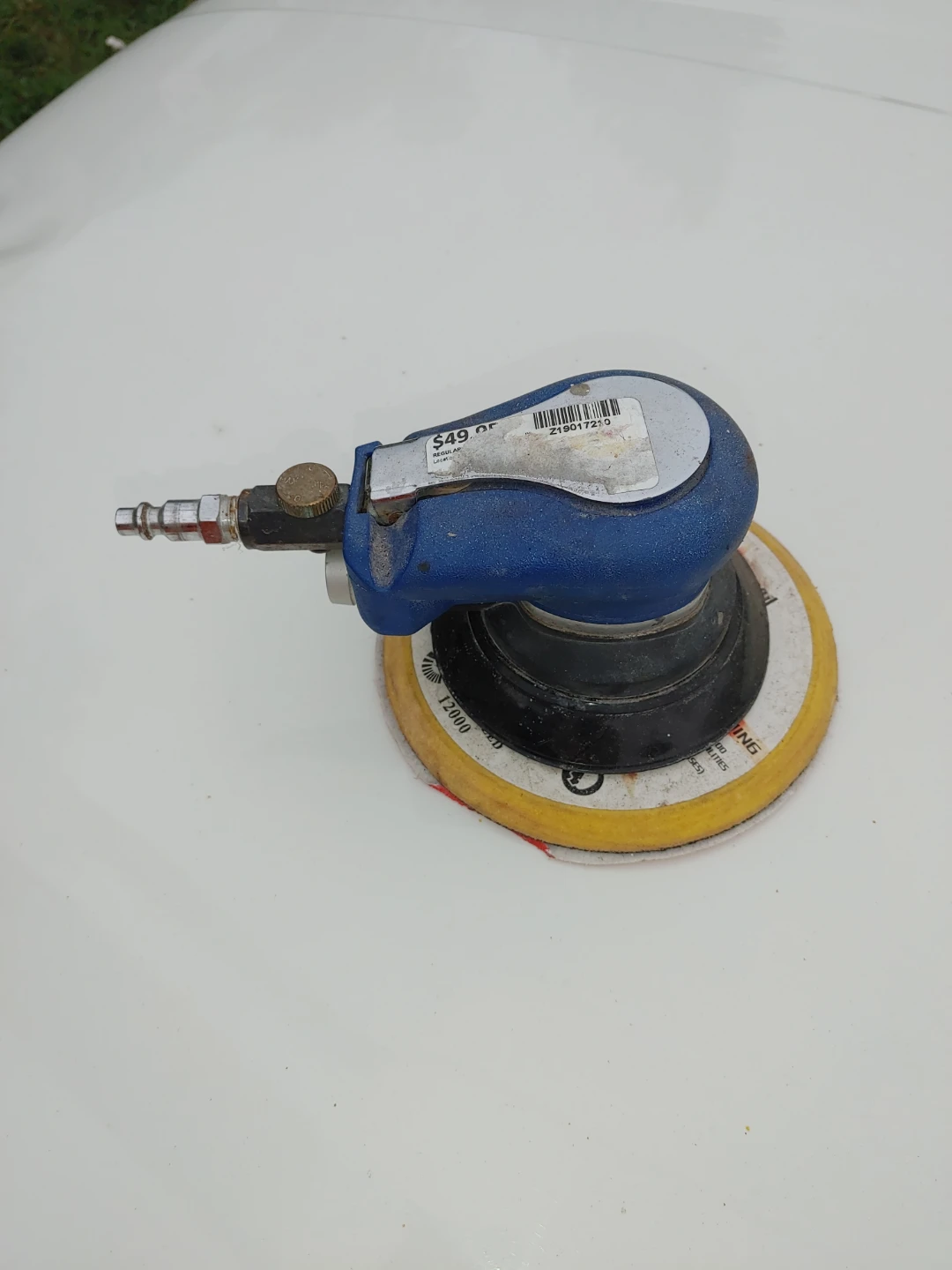 Air Powered Random Orbital Sander - photo 2