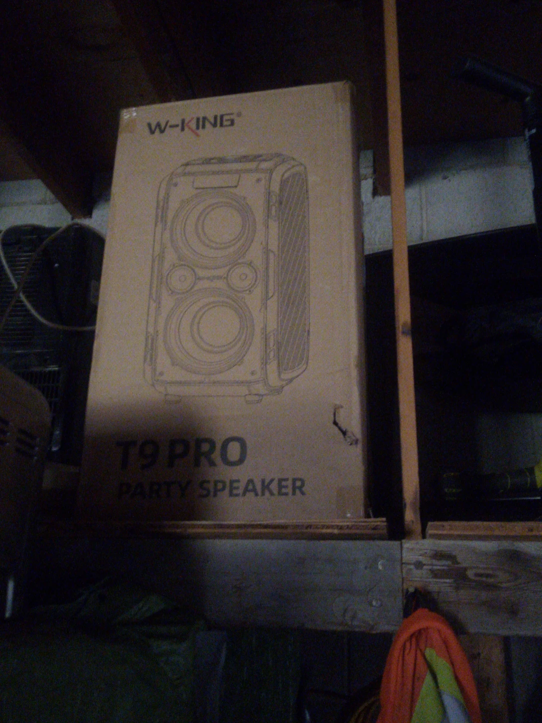W king speaker party box
