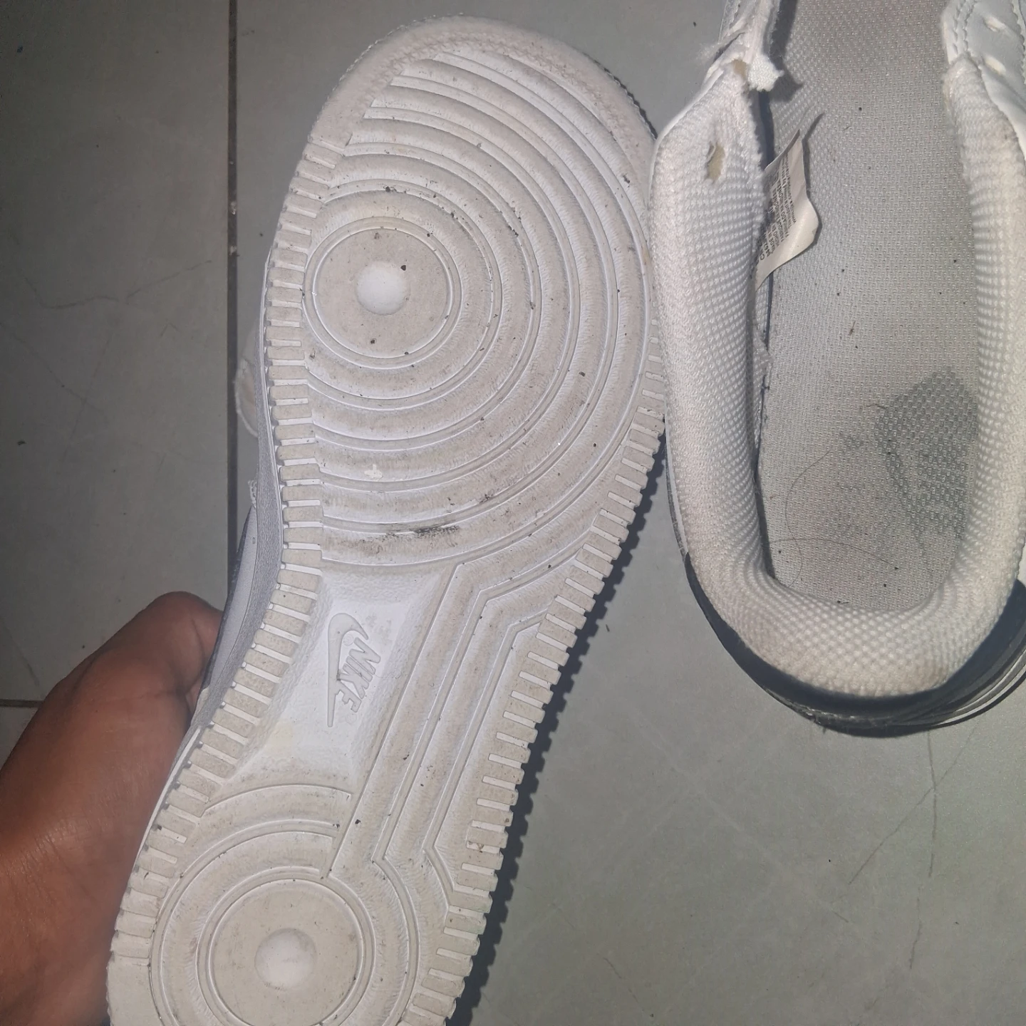 Nike Air Force 1 Sneakers White and Black - photo 4