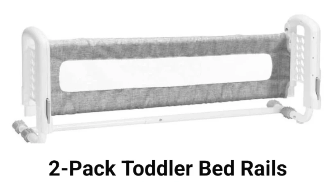2-Pack Toddler Bed Rails