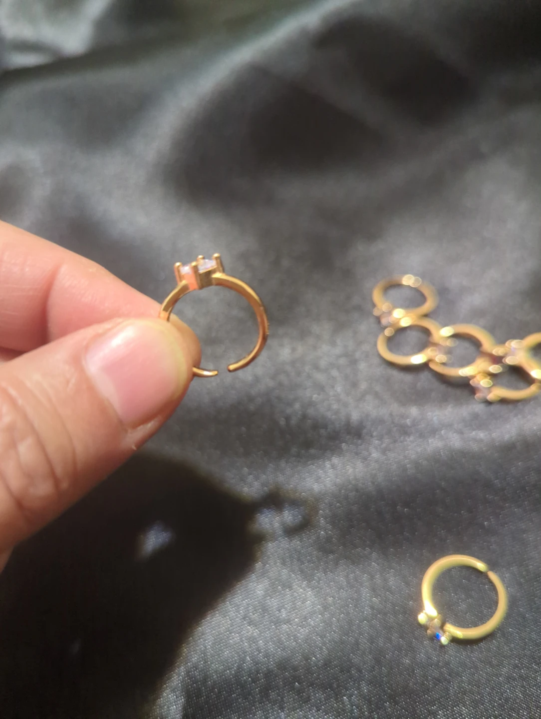 High quality Adjustable  children Stone Rings - photo 2
