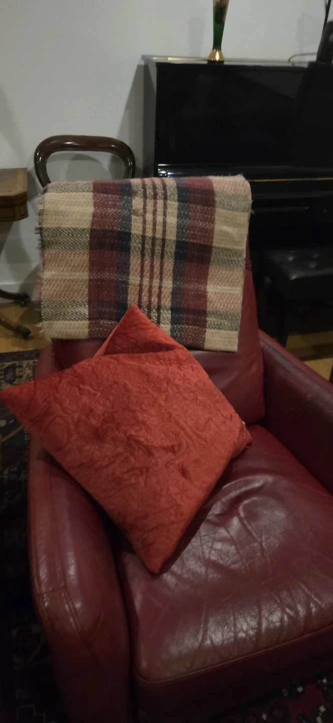 Red Leather Recliner - photo 2