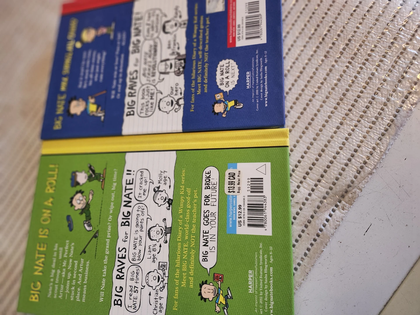 2 Big Nate Books - On a Roll and Strikes Again - photo 2