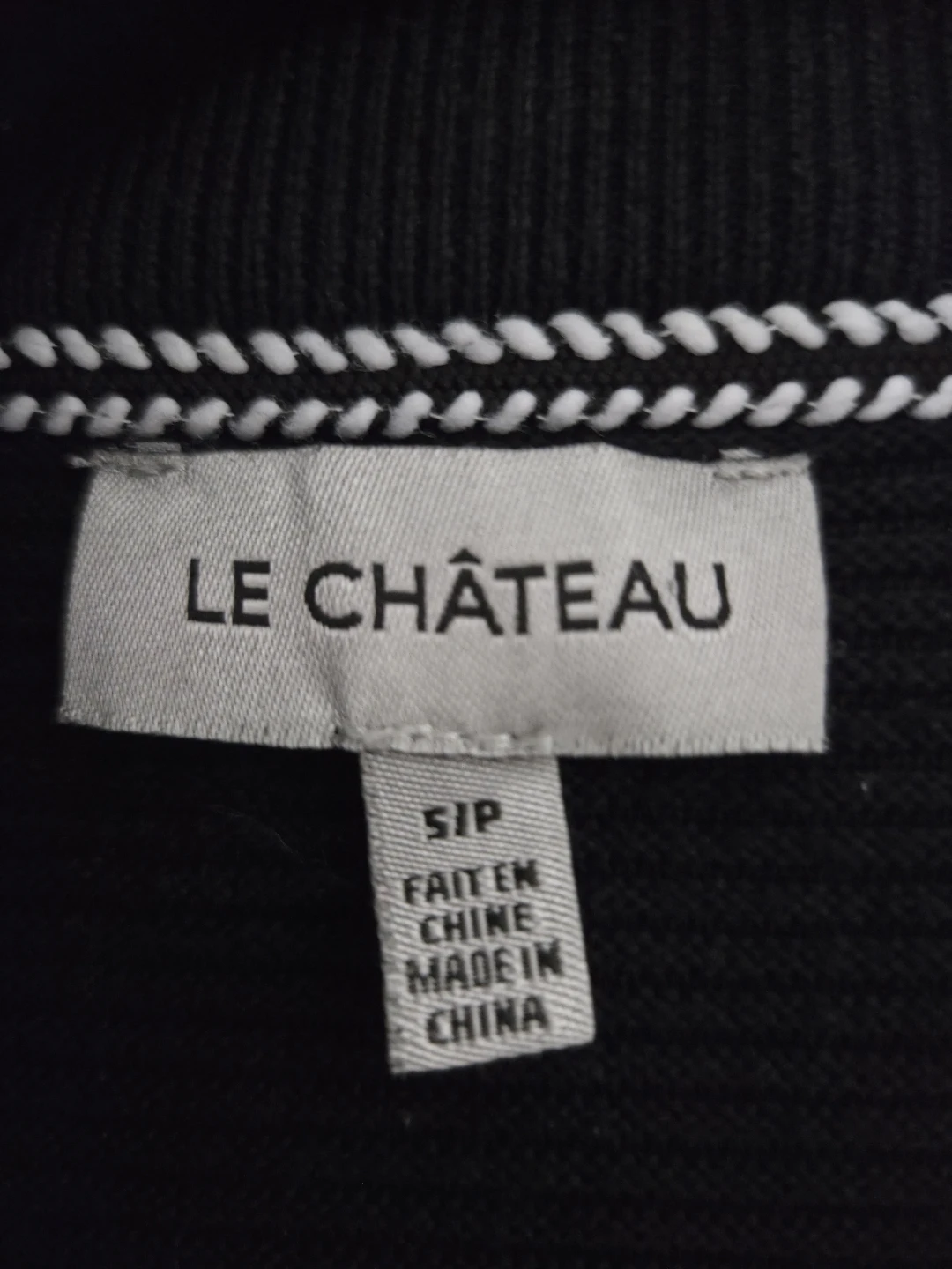 Le Chateau Black Full-Zip Knit Cardigan (Size S) - photo 3