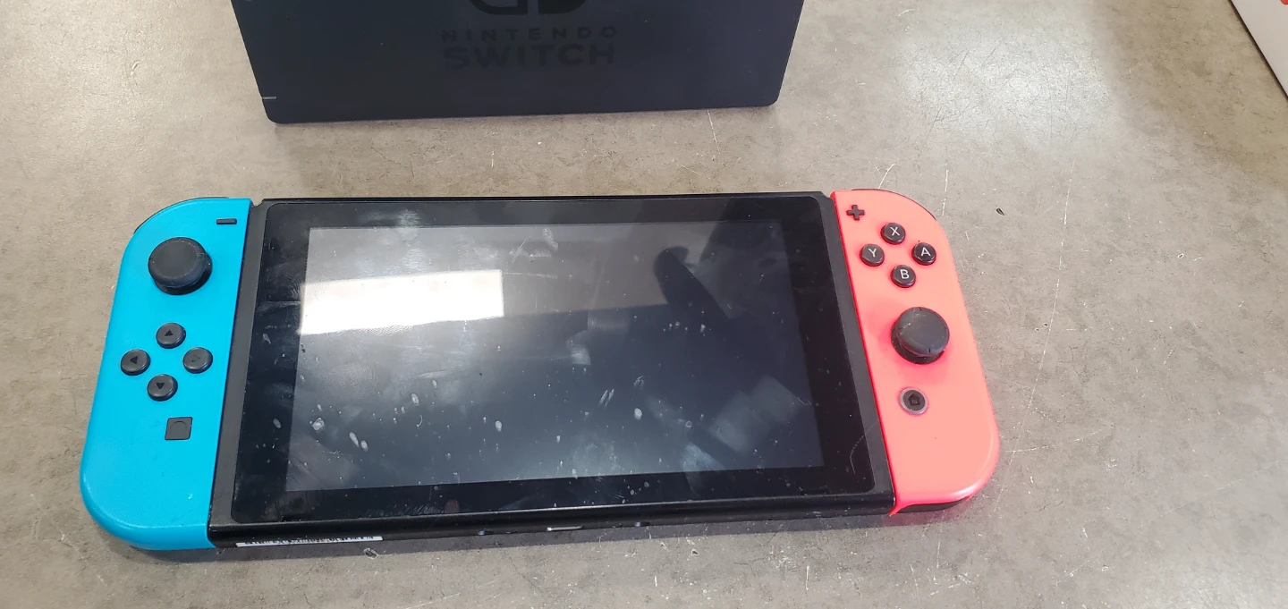 Nintendo Switch Console with Neon Controllers - photo 4