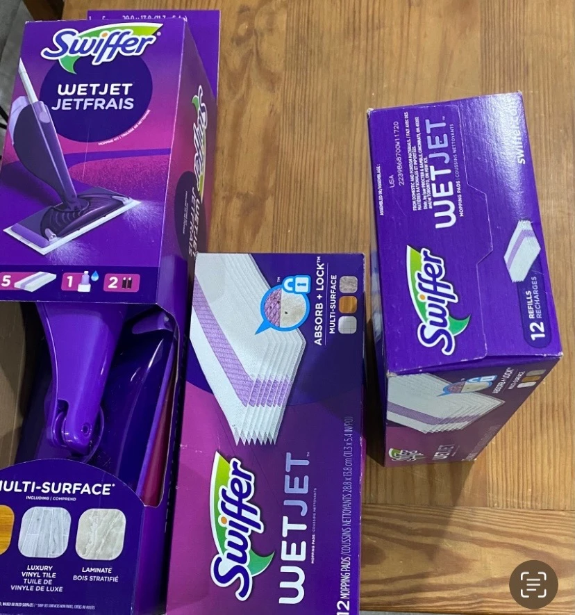 New!Swiffer WetJet Starter Kit and 20 Refill Pads - photo 2
