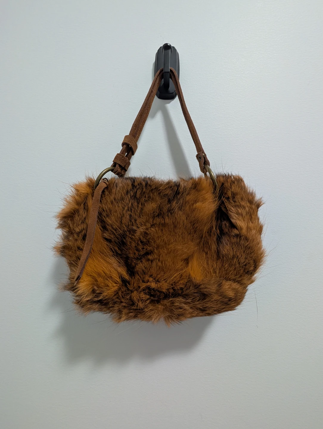 Brown Fur Shoulder Bag - photo 3