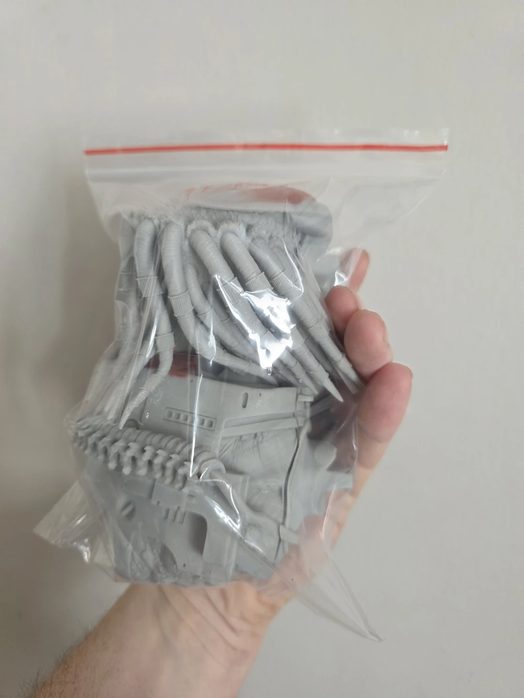 Unassembled Predator Bust 3D Printed Model Kit - photo 5