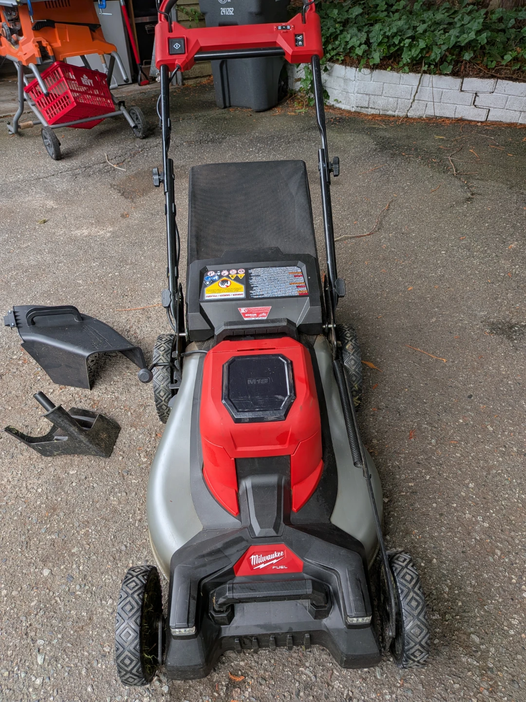 Milwaukee M18 Fuel Lawn Mower with Dual Bay Rapid Charger - photo 2