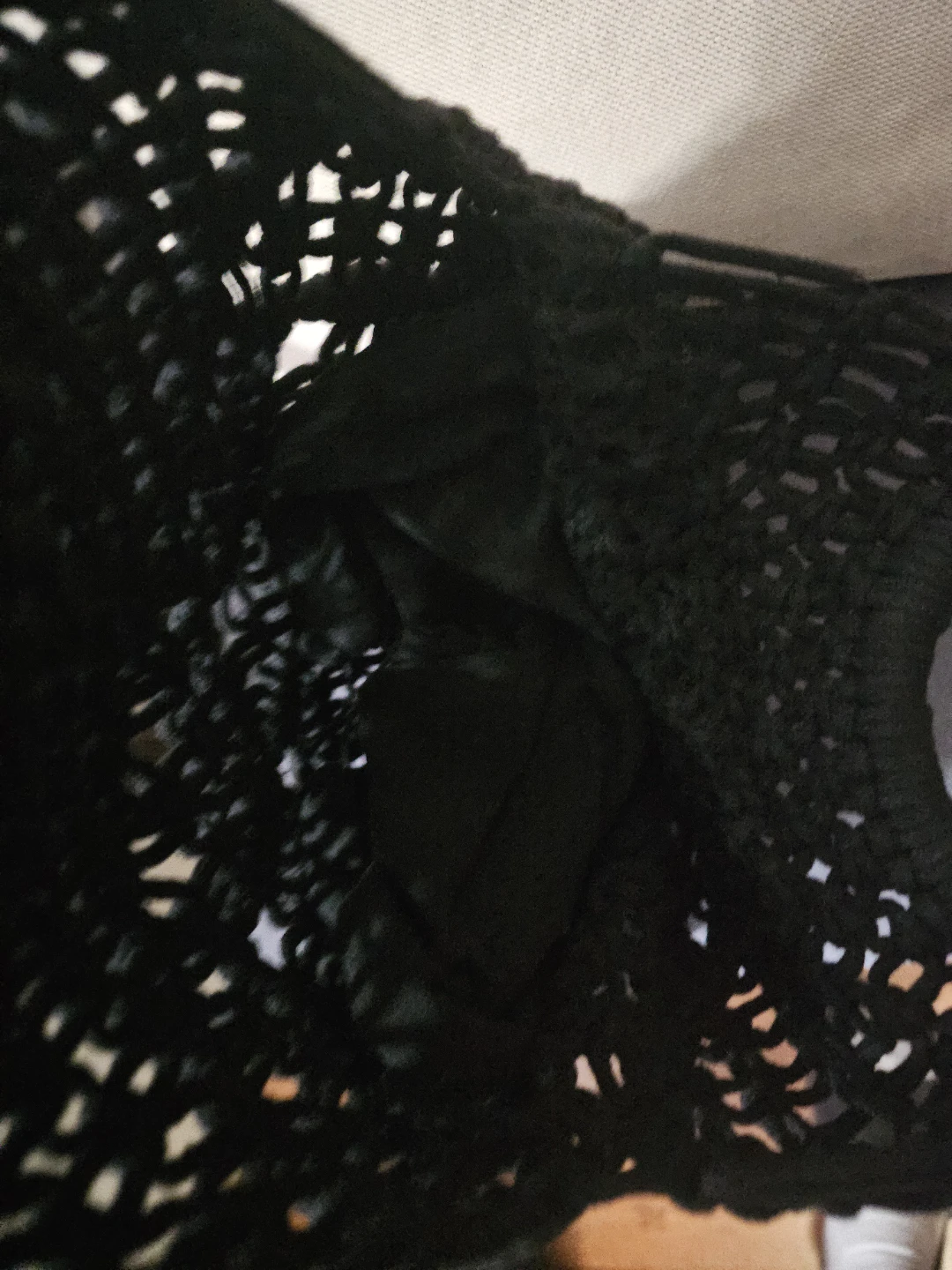 Black Macrame Handbag - photo 3