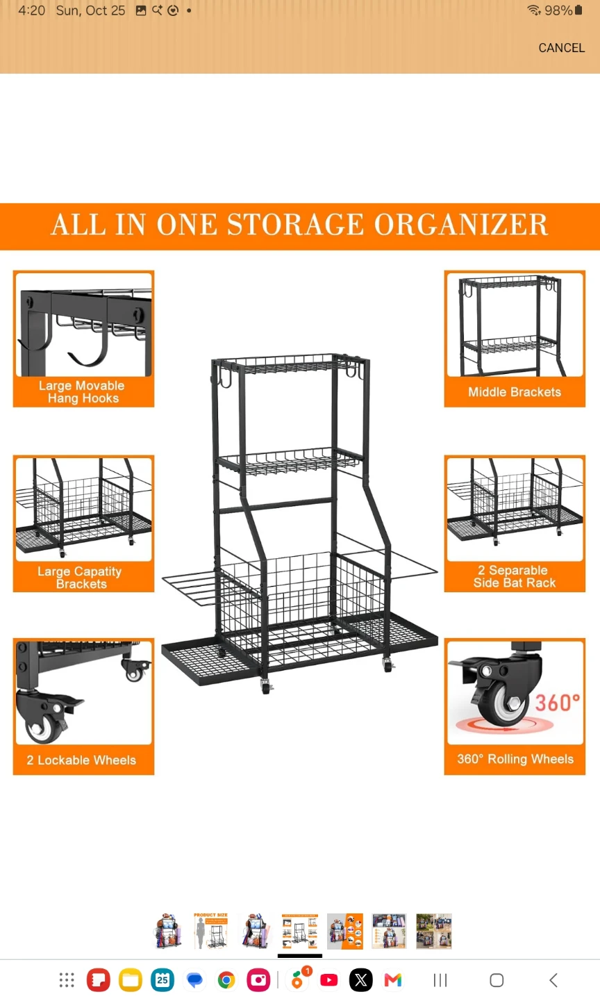 Garage Sports Equipment Organizer - photo 4