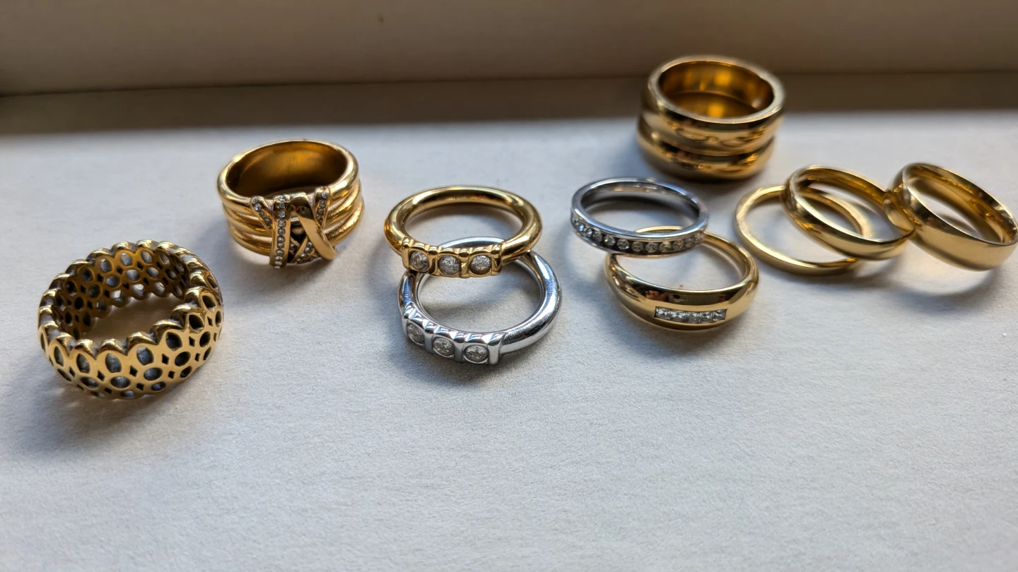 Assorted Stainless Steel Rings