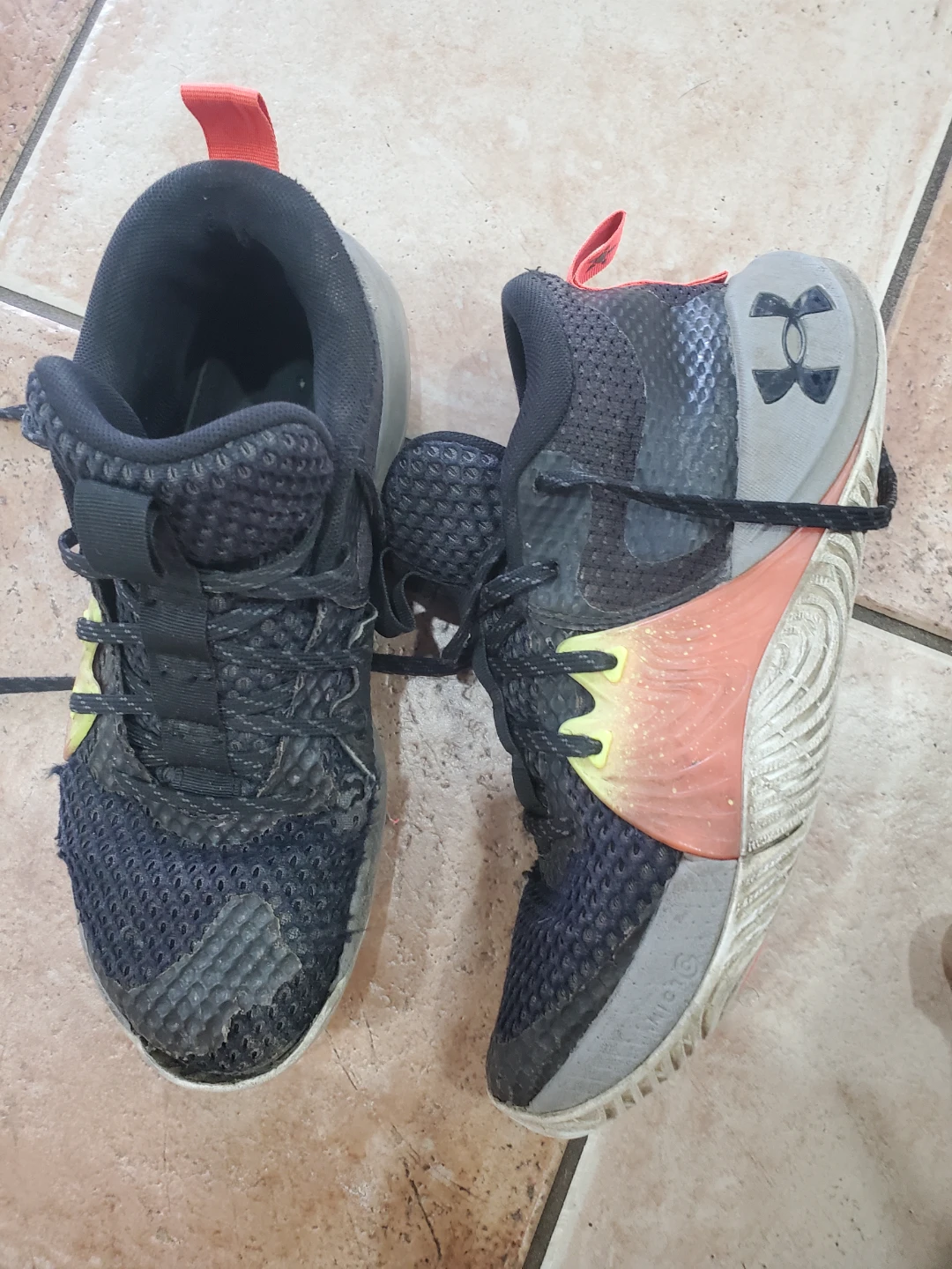 Under Armour Black Athletic Shoes