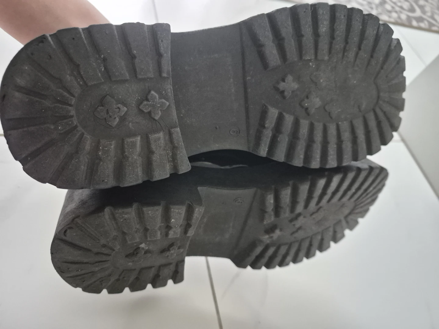 Black Platform Loafers (size 6, fits 6.5-7) - photo 4