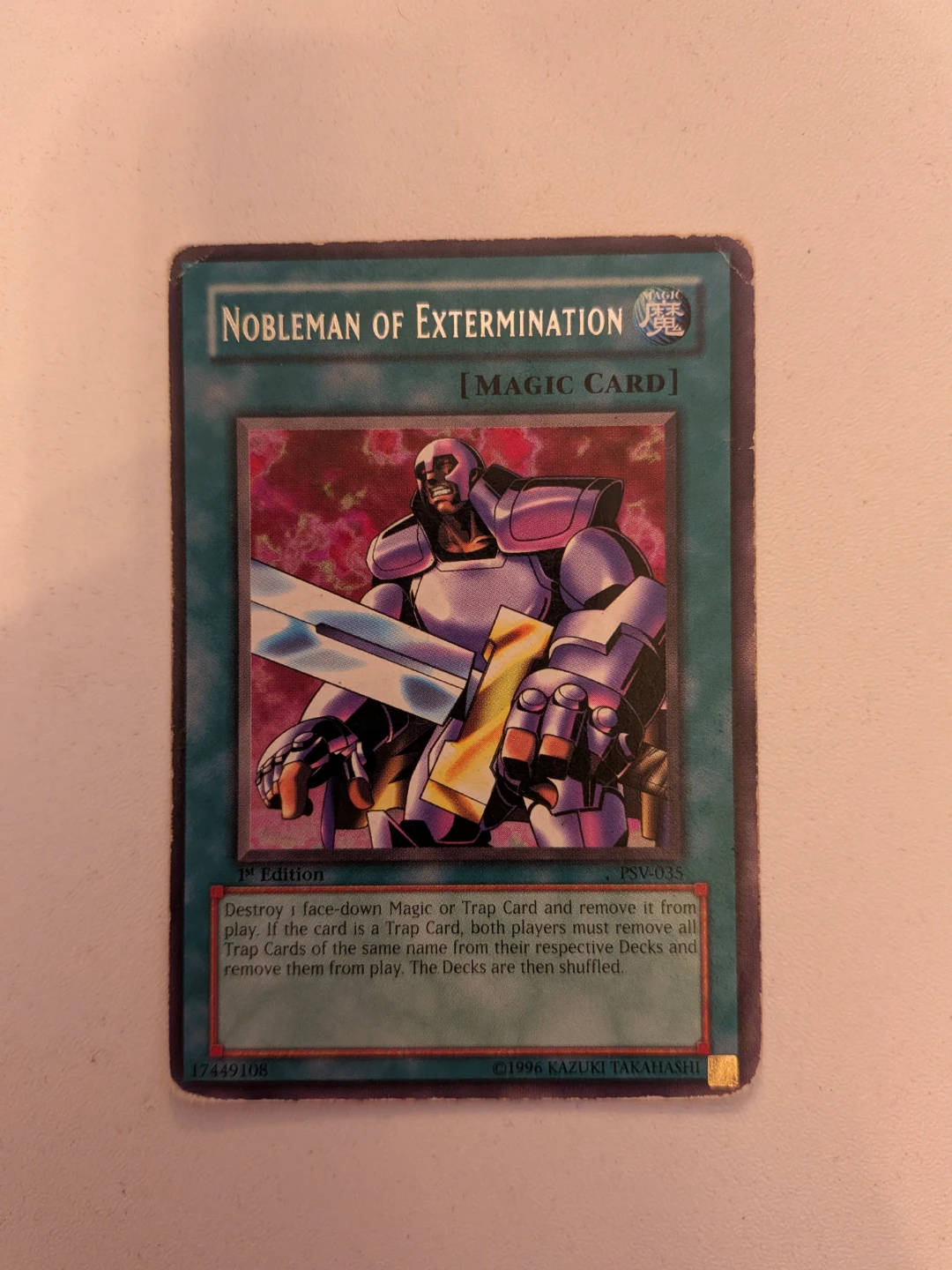 Yu-Gi-Oh! Nobleman of Extermination 1st Edition - photo 2
