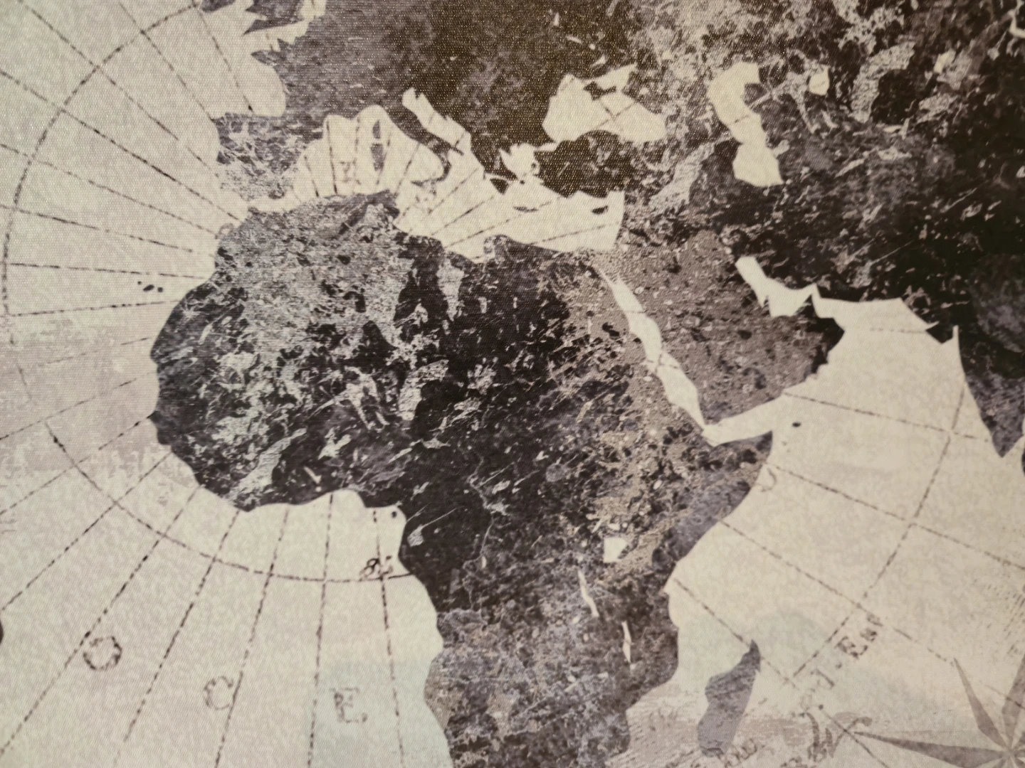 Vintage World Map Framed Wall Art – 37" x 24.5 - photo 5