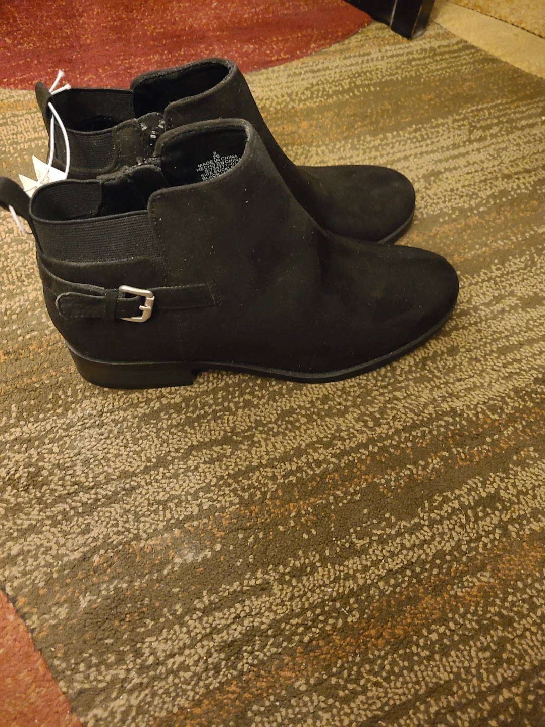 Black Women's Ankle Boots Size 9