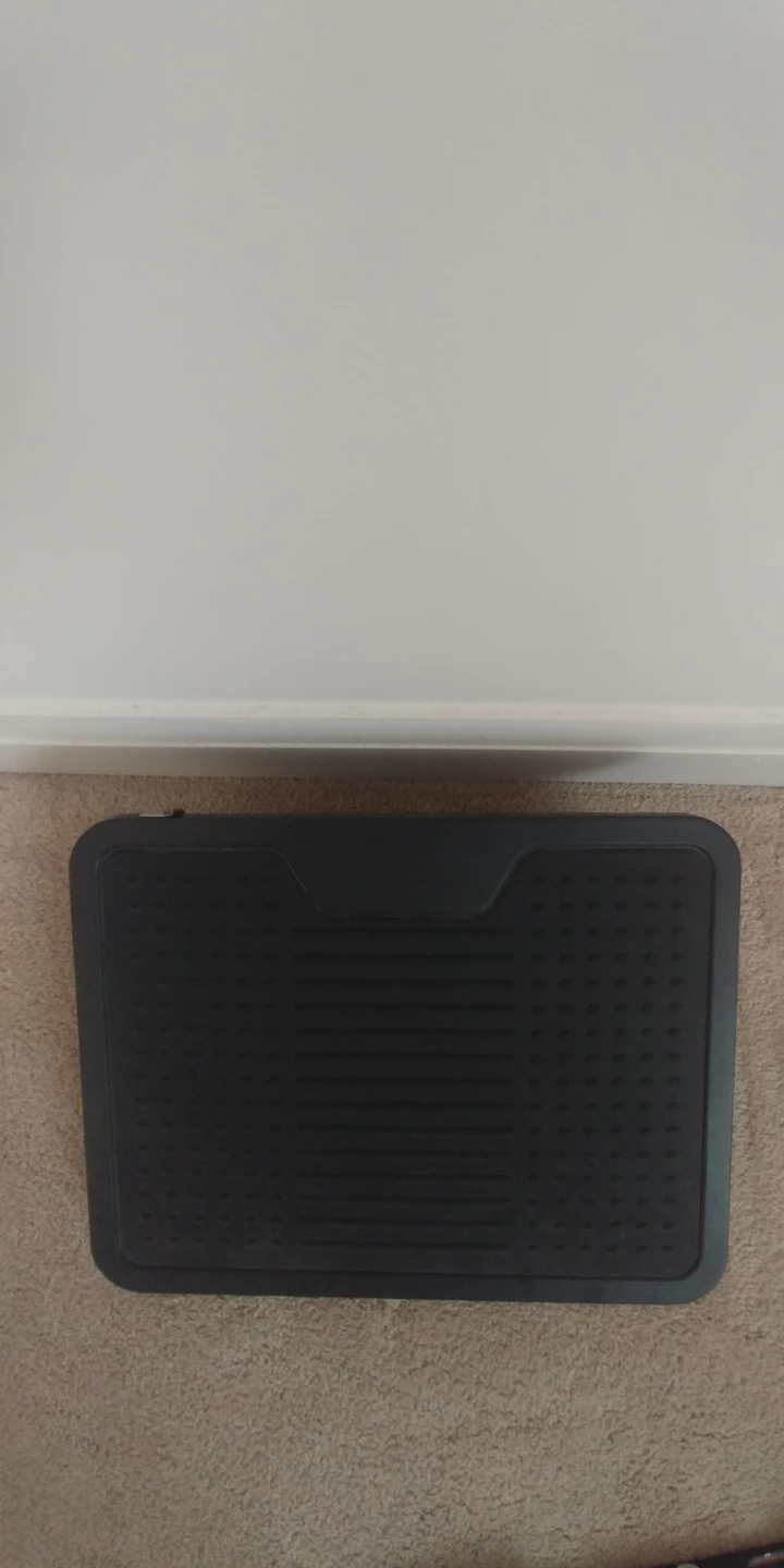 Black Ergonomic Footrest