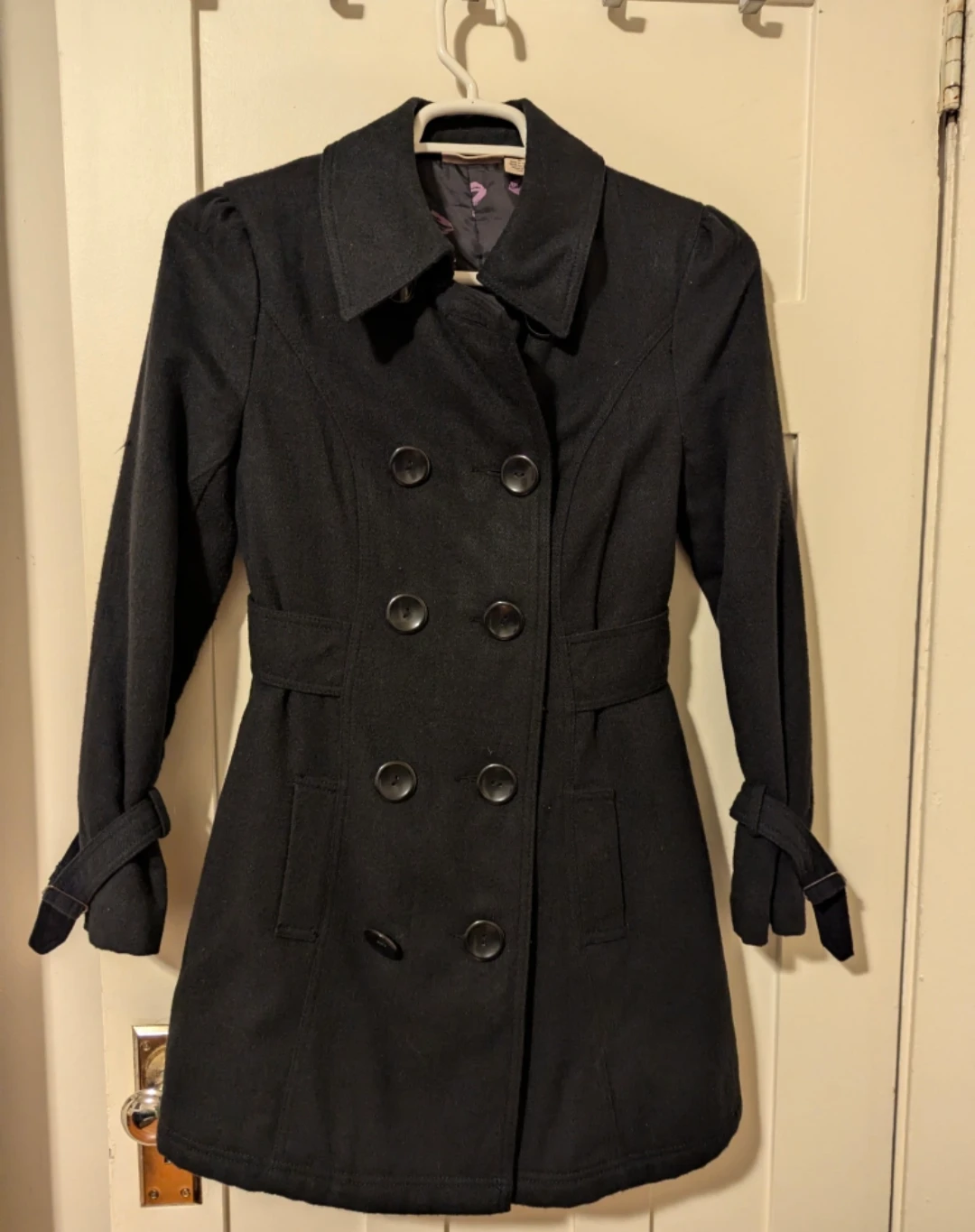 DKNY Jeans Double-Breasted Coat