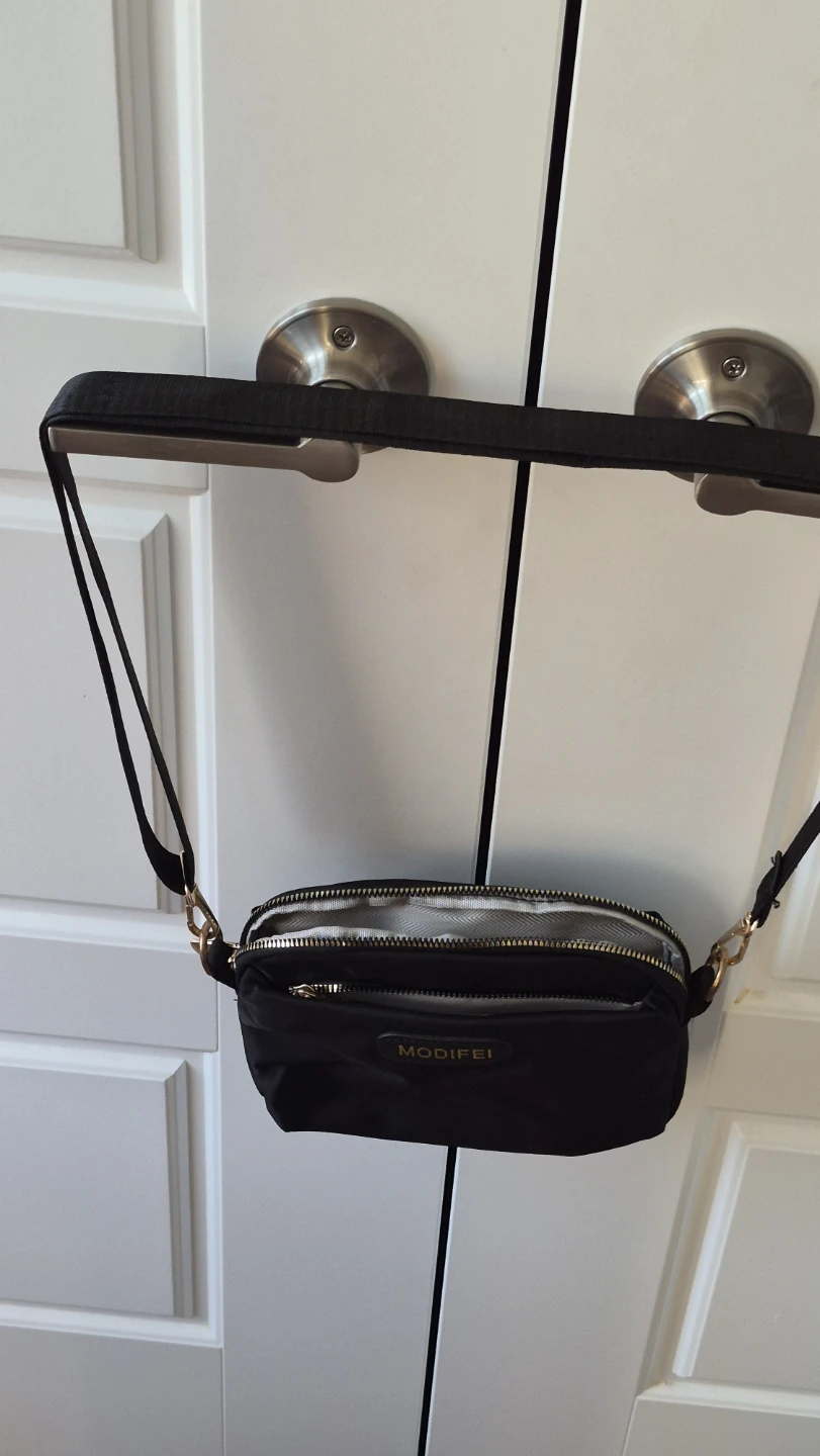 Modifei Black Crossbody Bag