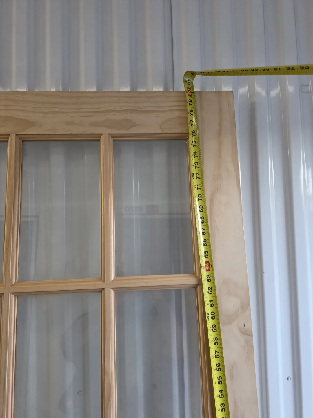 Natural Wood 9-Lite French Door (new) - photo 5