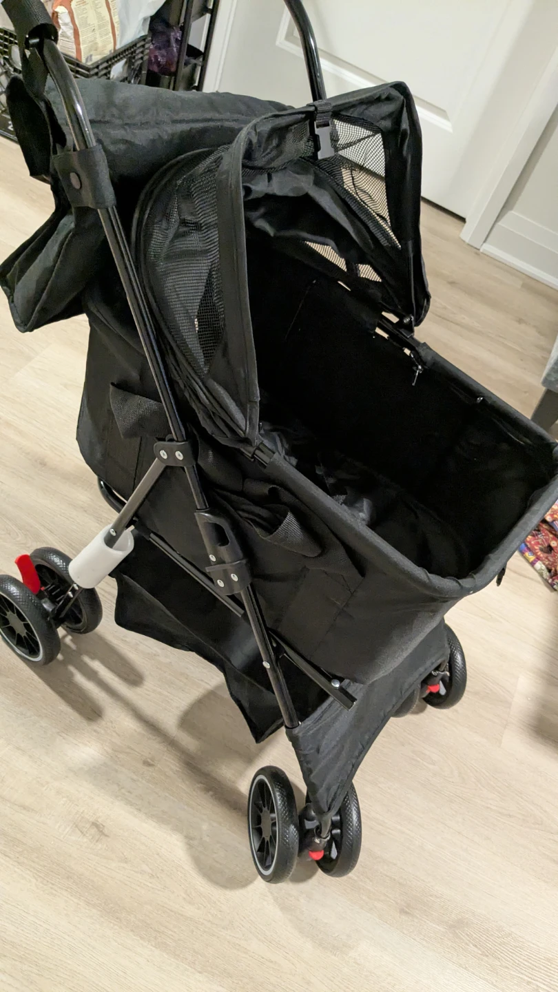 Pet stroller wagon cart