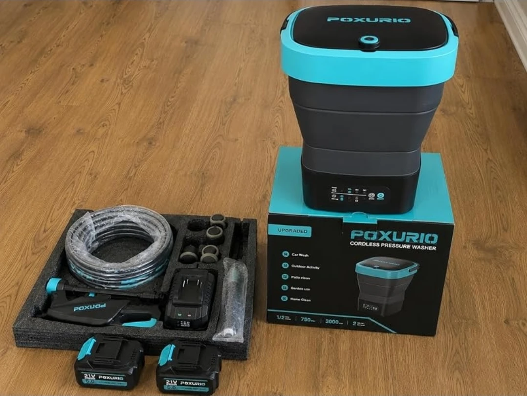 Poxurio Cordless Foldable Pressure Washer