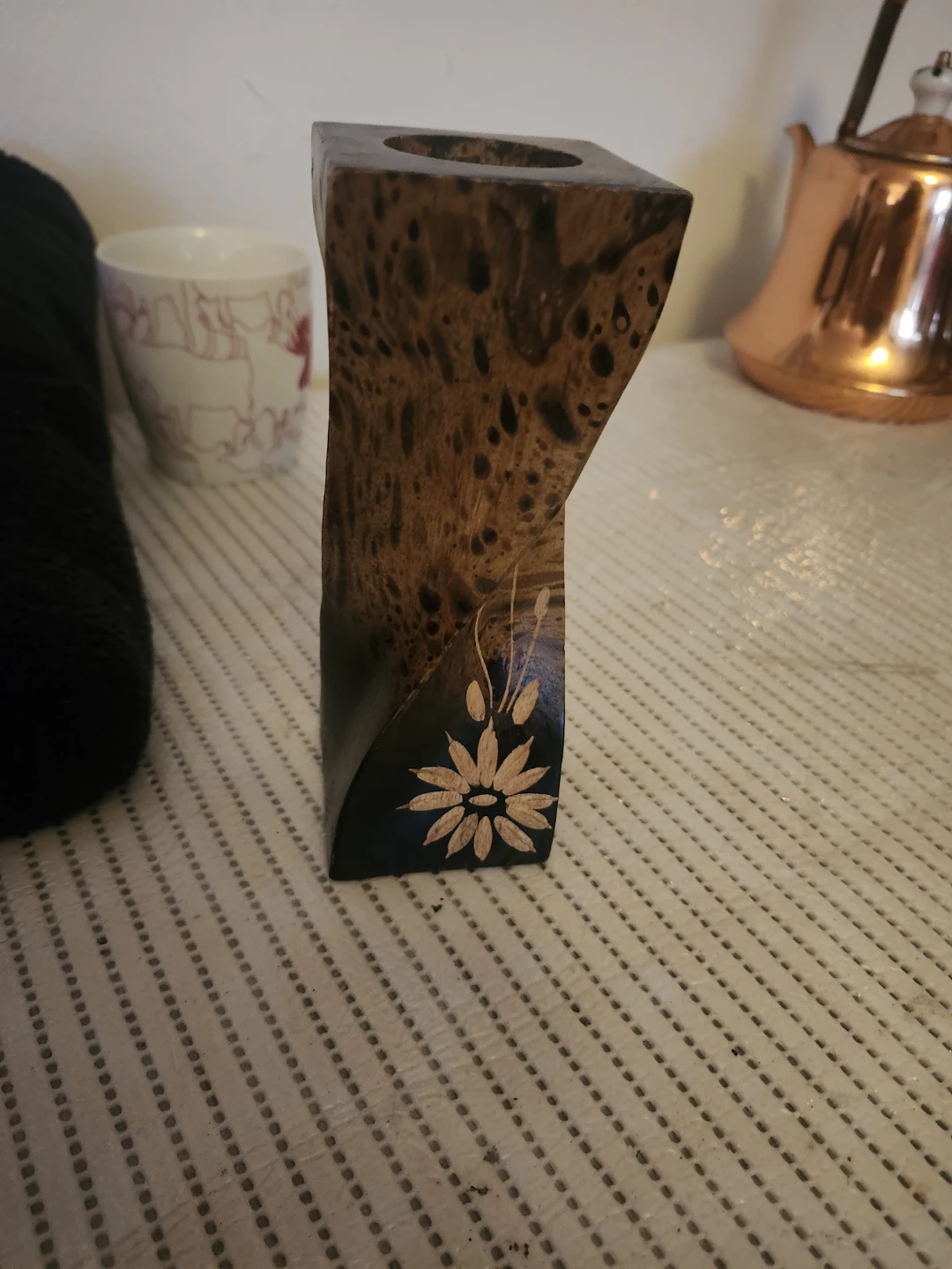 Decorative Wooden Candle Holder