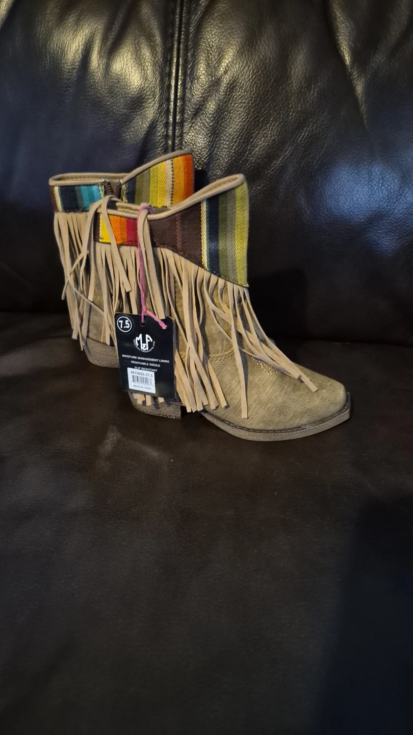 M&F Western Boots with Fringe