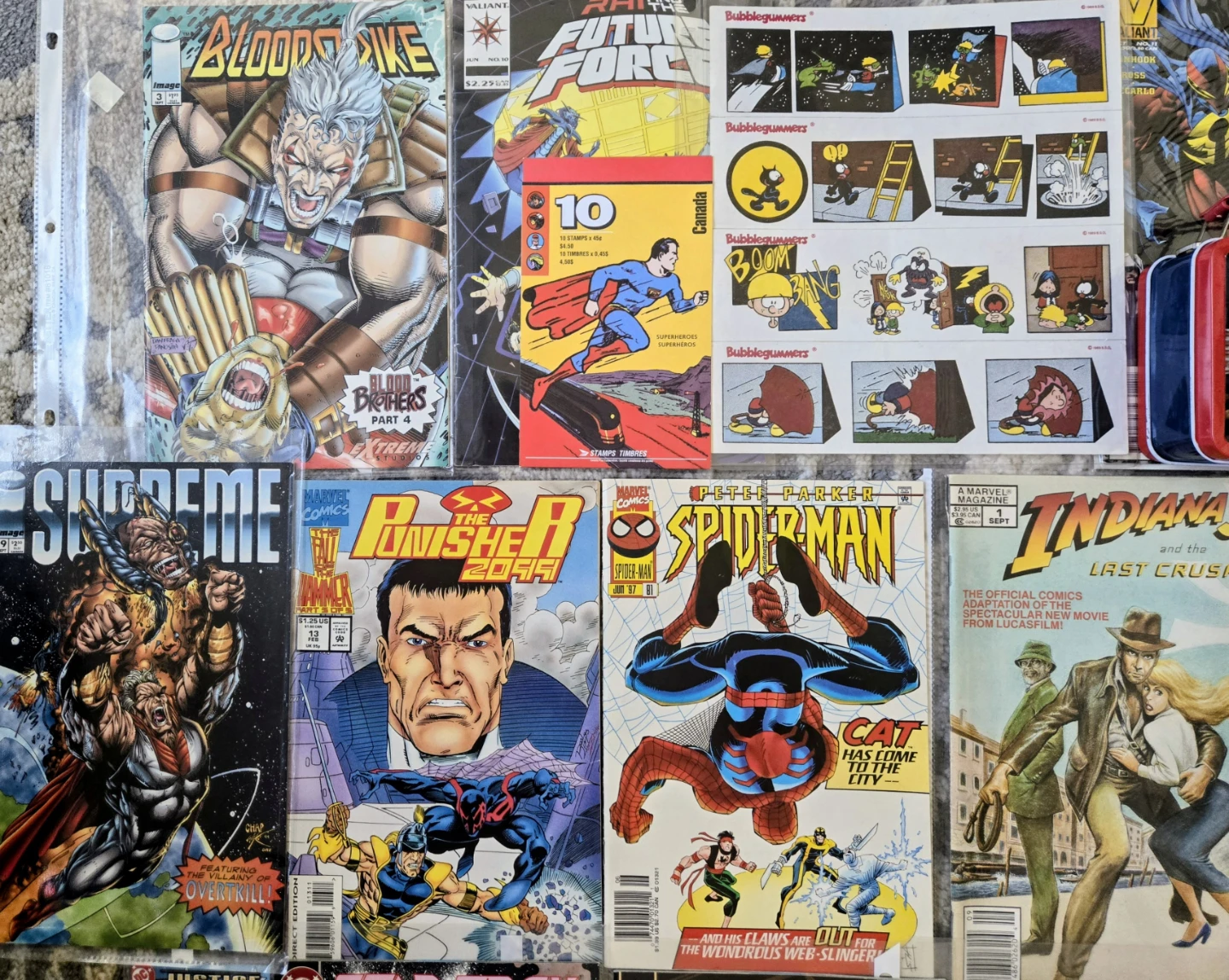 Vintage Comics & Toy Lot, Marvel Variants, Rare Bubblegummers - photo 3