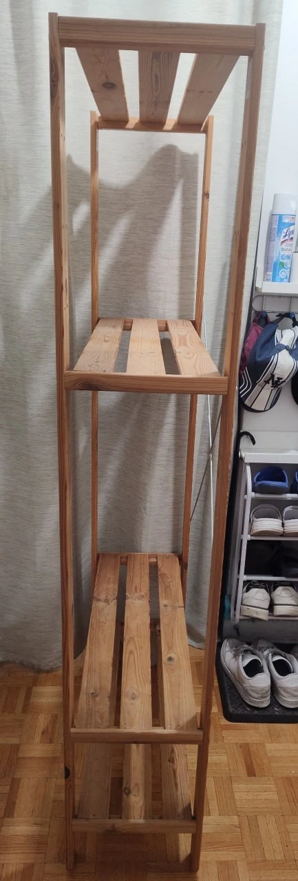 IKEA HEJNE Solid Wood Storage Shelf / Garage & Pantry Organizer - photo 3