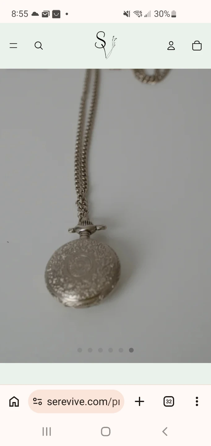 La Brea zodiac pendant pocket watch necklace - photo 2
