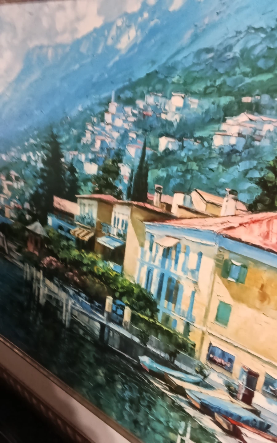 Howard Behrens "Lugano Coastline" Framed - photo 4
