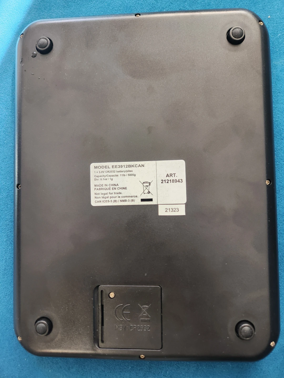 Unused Digital Kitchen Scale Model EE3912BKCAN - photo 2